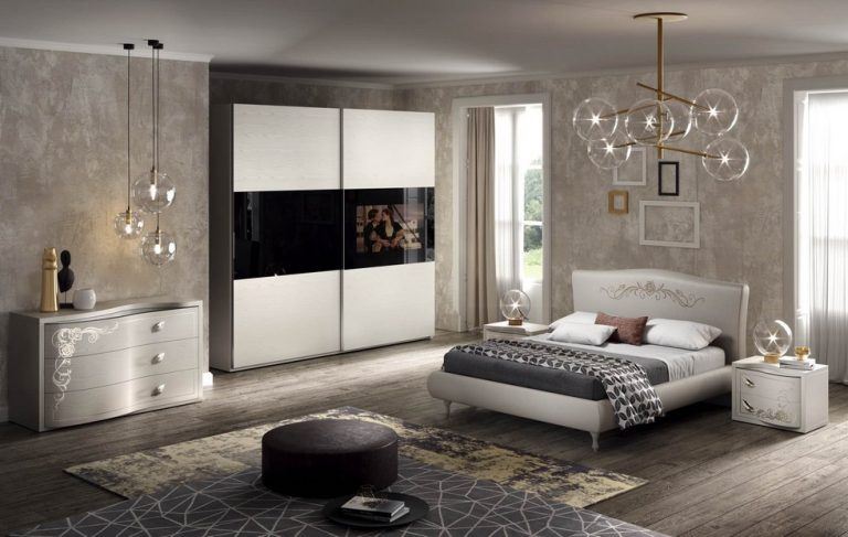Collezione Notte: contemporaneo. Armadio con TV incorporata